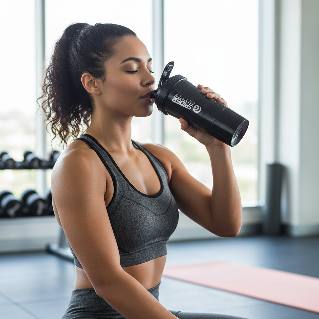 Shaker à Protéines - 3 Compartiments