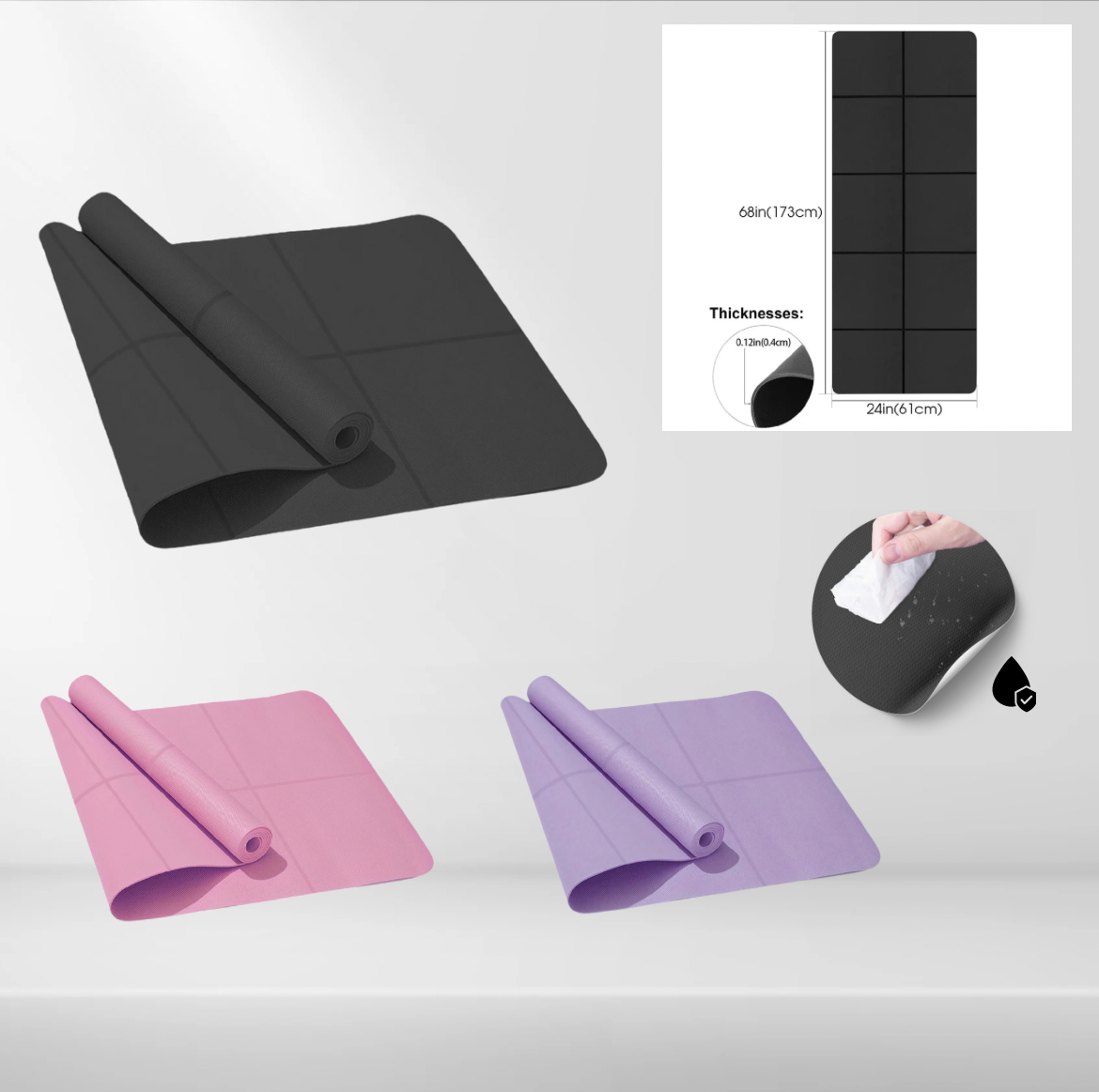 Tapis de Yoga Antidérapant